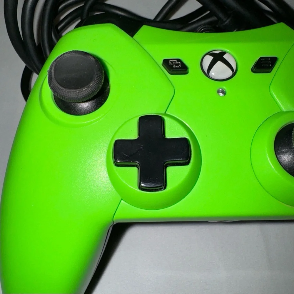 PowerA XBox One/PC Controller Wired -‎ Green - TESTED 1428124-01